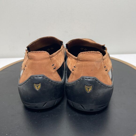 Michael Toschi Mach Loafer Men‎ 11.5 Carbon Fiber Leather Driving Shoe Nubuck - Picture 10 of 14